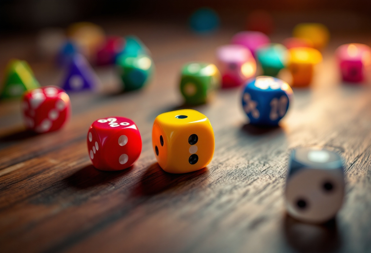 dados y juegos de mesa